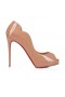 Christian Louboutin Pulcino Caldo Alta 120 Mm Pompe della Pelle verniciata Blush CL Scarpe