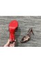 Christian Louboutin Mi Dolly 100mm Muli in Pelle Pony Kitty Stampa Leopardo