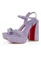 Christian Louboutin Movida Jane Sandalo Strass Boum 130mm Sandali Parme Christian Louboutin Scarpe