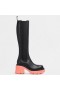 Bottega Veneta Flash Stivali al Ginocchio Rosa Suola Bottega Veneta Scarpe