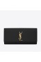 Saint Laurent Kate Clutch Pelle Nera Grana