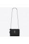 Saint Laurent Tramonto Medio Borsa Di Pelle Nera Grana Saint Laurent Borse