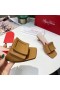 Roger Vivier Fibbia Ricoperta 45mm Muli in Pelle Marrone