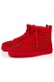 Christian Louboutin High-top Louis Orlato Loubi/loubi Metallo Veau Velours