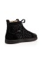 Christian Louboutin High-top Louis Orlato Uomo Flat Black/Black/bk Veau Velours
