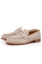 Christian Louboutin Mocassini Alcun Soldo Sasso Di Vitello