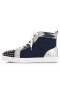 Christian Louboutin Lou Picchi Orlaato Versione Marine In Pelle Scamosciata
