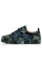 Christian Louboutin Low top Louis Junior Spikes Orlato Multi/gun Metal Veau Velours Sneaker