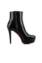 Christian Louboutin Piattaforme Bianca Bottino 120 mm in Pelle Nera