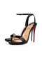 Christian Louboutin Sandalo Loubi Regina 120 mm Nero Nappa