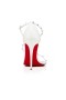 Christian Louboutin Sandalo Riojana Picchi di 100 mm Bianco/lin Bianco in Pelle