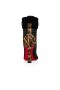 Christian Louboutin Spikita Bottino Dakita 100 mm Marrone/nero/ant Oro Vitello Scarpe