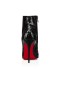 Christian Louboutin Spikita Bottino so Kate 100 mm Nero/lin vernice Nera
