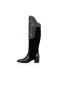 Christian Louboutin Tall Boot Alixos 55 mm di Vitello Nera