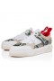 Christian Louboutin Astroloubi Sneakers Calf Leather Suede Multicolor