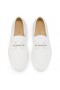 Christian Louboutin Chambeliboat Boat Shoes Calf Leather White