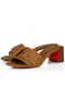 Christian Louboutin Chambelimule Mule 55mm Mules Calf Leather Brown