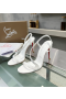 Christian Louboutin Rosalie 100Mm Sandals Kid Leather Bianco