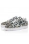 Christian Louboutin Seavaste 2 Sneakers "Wild Cat" Printed Calf Leather Multicolor