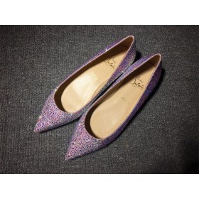 Christian Louboutin Pigalle Ballerine Strass Impreziosito Multicolore