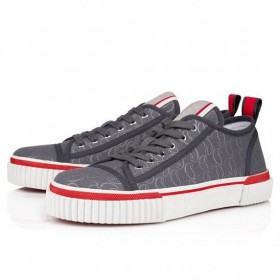 Christian Louboutin Pedro Junior scarpe da ginnastica Jacquard monogram CL Smoky CL Scarpe