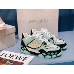 Jimmy Choo DIAMANTE X TRAINER/M FHF Tenisky Blu Verde