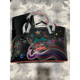 Christian Louboutin Cabata Piccolo Starlight-stampa Patent Tote Bag Christian Louboutin Borse