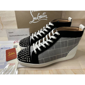 Christian Louboutin High-top Lou Picchi Orlato Versione Grigio Vitello