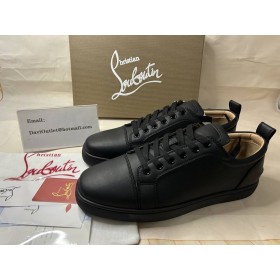 Christian Louboutin Louis Junior SP Nero/nero Vitello Sneaker
