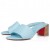 Christian Louboutin in Modo Cl Mulo 55 Mm Muli Sandali Nappa Minerale CL Scarpe Negozio