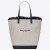 Saint Laurent Teddy Shopping Bag In Tela Di Lino Saint Laurent Borse