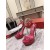 Christian Louboutin Loubi Regina Alta 150 Piattaforma Sandali Brevetto Psichico Fucsia