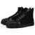 Christian Louboutin Lou Picchi Orlato di Nero Piatto/nero Pistola Vitello