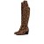 Christian Louboutin Tall Boot Morgan 70 mm di Vitello Marrone