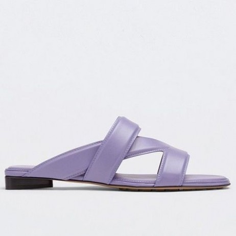 Bottega Venetaバンドララベンダー Lambskin Bottega Veneta靴