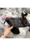 サンローランの献上高ヒールサンダルチョコレートCalfskinサンローランの靴