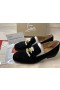ストリー Loafer Colonnakiクルーズ黒革スエード