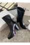 ディオール黒足首のブーツCalfskinディオールロゴ