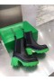 Bottega Veneta Flashチェルシーブーツが緑色の正Bottega Veneta靴