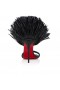 ストリー Loubigirl Raffia100mm検サンダルNappa革Raffia黒CL靴