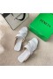 Bottega Venetaバンドスライド白Lambskin Bottega Veneta靴