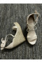 ストリー ChocazeppaスパイクEspadrilleウェッジ120mm白