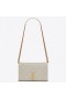 サンローランWOC Beckyチェーン財布白Lambskin