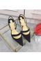 Christian Louboutin Actina 85mm Slingback Pumps Veau Velours Black