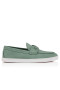 Christian Louboutin Chambeliboat Boat Shoes Reversed Nubuck Leather Manuka