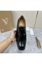 Christian Louboutin Chambelimonk Derbies Patent Leather Black