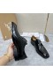 Christian Louboutin Chambelimonk Derbies Patent Leather Black