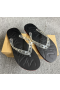 Christian Louboutin Super Loubi Flip Mules Rubber Black Transparent