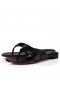 Christian Louboutin Sweet Janetonga Thongs Lamb Nappa Leather Black