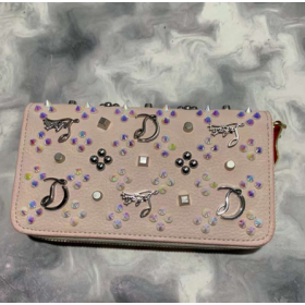 ストリー Loubinthesky Panettone財布Calfskin多色ストリー財布